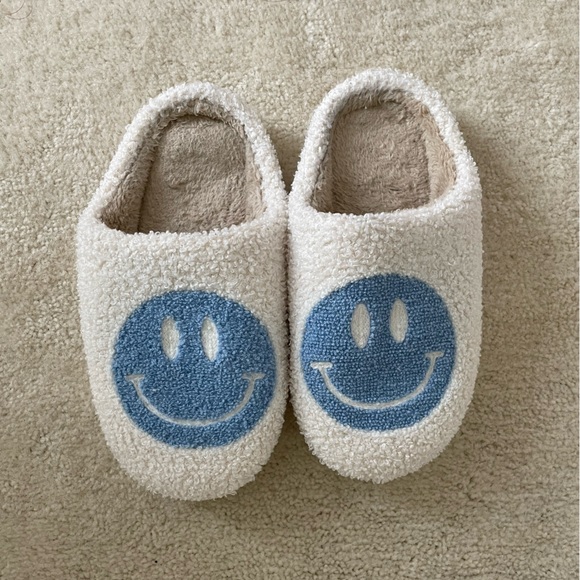 Shoes - smiley face slippers